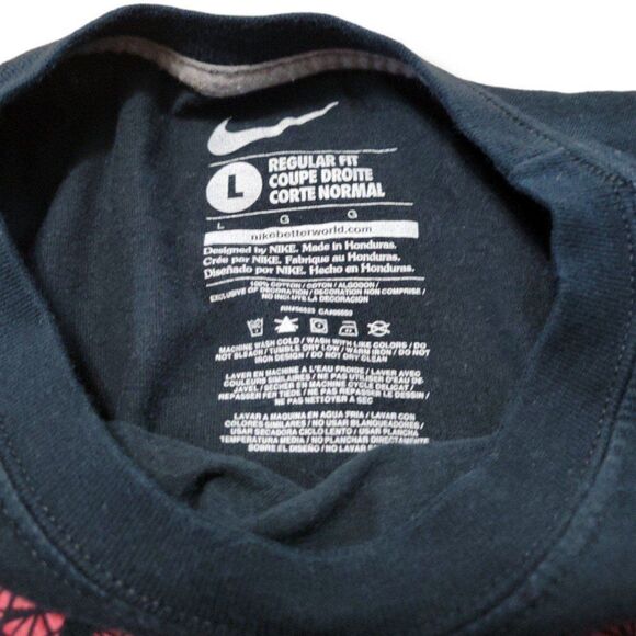 Nike Shirt Size Large Nike Regular Fit T-Shirt Graphic Tee Graphic Print T-Shirt - Picture 5 of 5